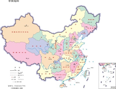 中国省级地图全图高清版，中国省级划分地图全图高清版