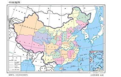 新中国地图和旧中国地图，新中国地图和旧中国地图对比图片