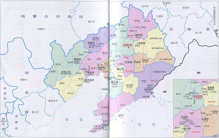 辽宁省地图详细地图高清版，辽宁省地图详细地图高清版图片