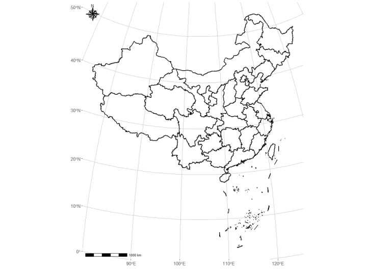 中国地图各省分布图高清简笔画，中国地图各省分布图高清简笔画版