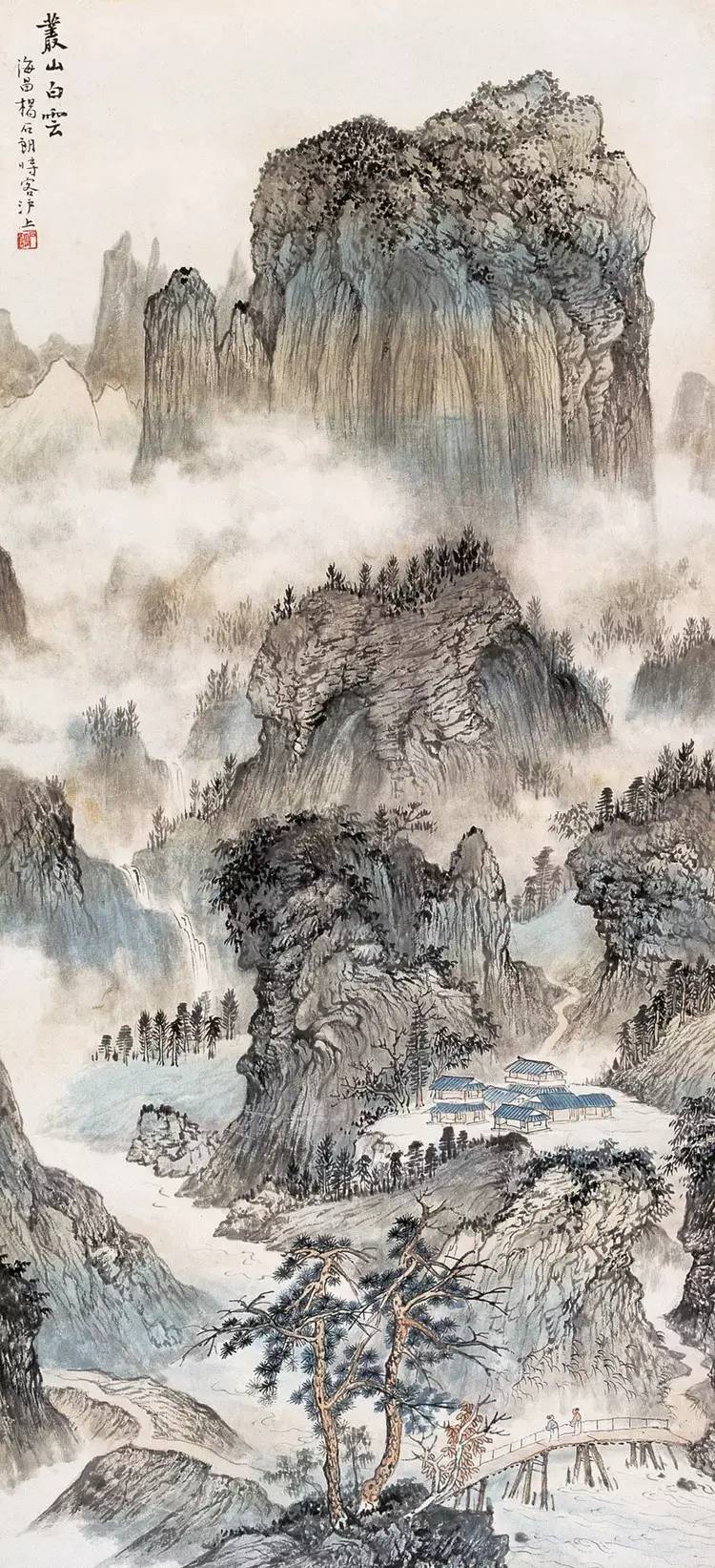 中国最美的山水画图片，中国最美的山水画图片紫气东来
