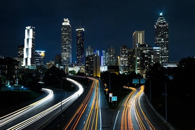 城市夜景图片素材，城市夜景图片真实图片唯美