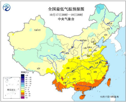 中国地图气温分布图，中国地图气温分布图2023年9月