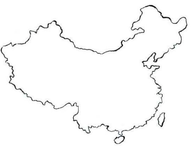 中国地图轮廓可打印，中国地图轮廓可打印包括省份