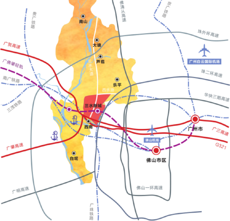 广州市城市规划图，广州市城市总体规划20112020年