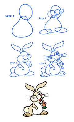 画小兔子的教程视频，画小兔子的画法