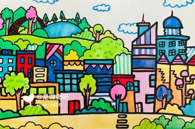 关于城市的画怎么画，关于城市的简笔画怎么画