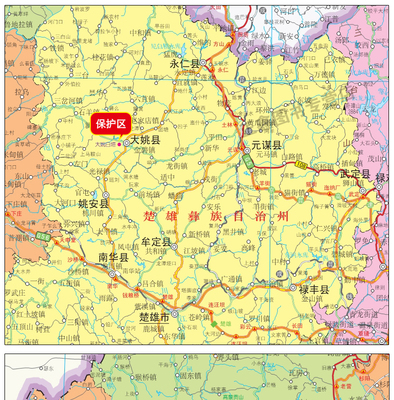 新版云南省地图高清版，云南省最新地图高清
