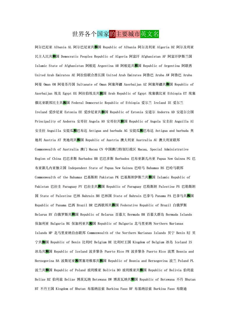 城市名用英语怎么写，城市名字英语咋书写