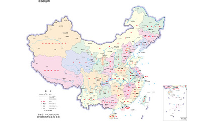 中国地图各省省会分布图，中国地图各个省份图及名称
