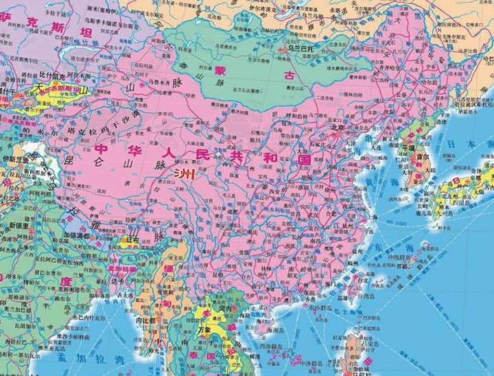 新版中国地图2018高清，新版中国地图电子高清版