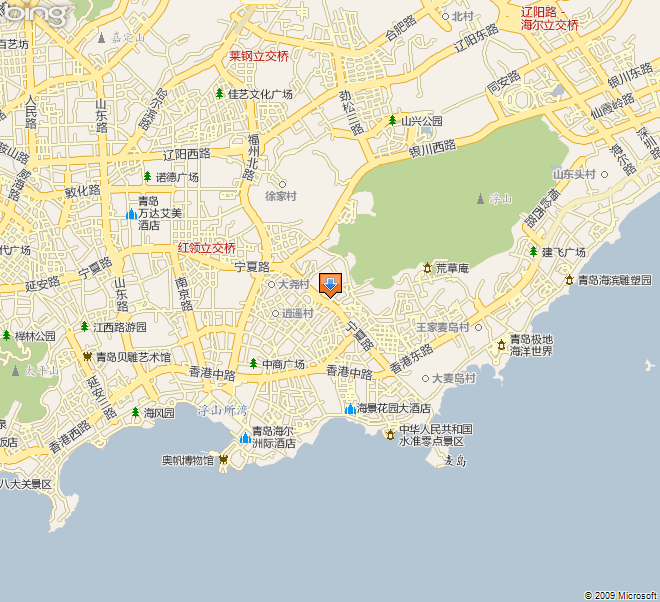 青岛市市南区地图，青岛市市北区地图