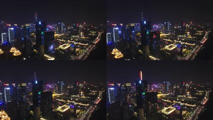 深圳城市夜景视频实拍，深圳夜景真实视频