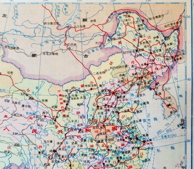 老版中国地图高清放大，旧版的中国地图