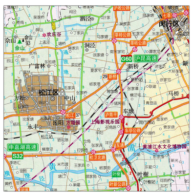 上海市区的地图，上海市区地图最新版本