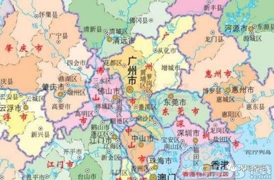 广州市各区划分高清地图，广州市各区划分高清地图查询