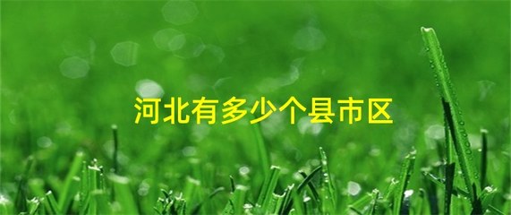 河北省有多少个地级市，河北省一共有42个市