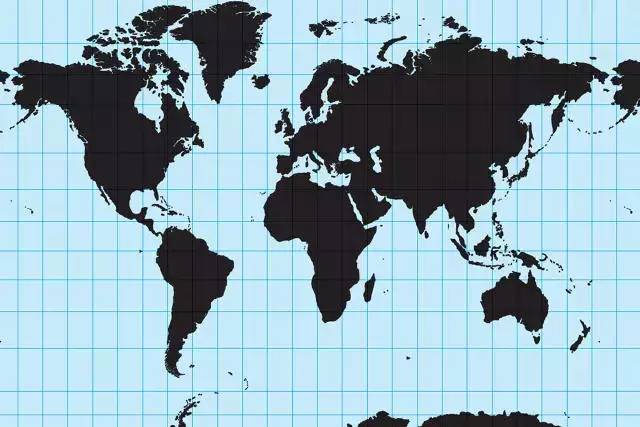 世界地图手绘简图黑白高清，世界地图手绘 彩色