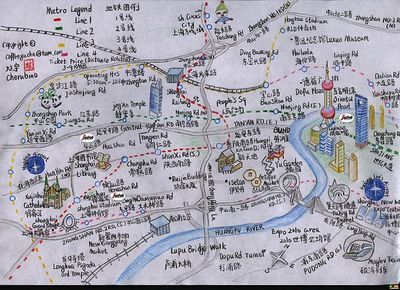 初一手绘中国地图图片大全，初一画中国地图