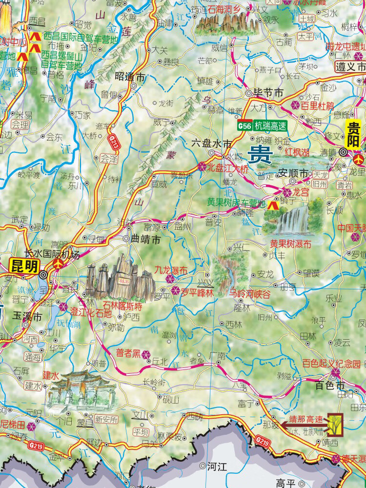 中国地图高清版大图旅游全图，中国地图高清全图可放大高清晰