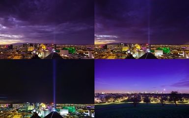 夜晚城市风景视频素材，夜晚的城市风景短视频