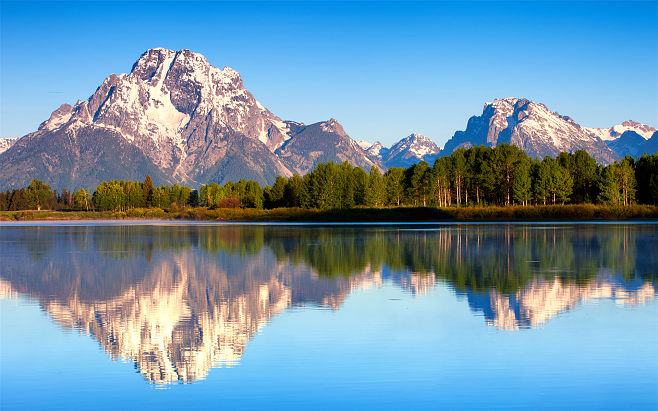 山水风景画高清图片大自然，自然风景图片