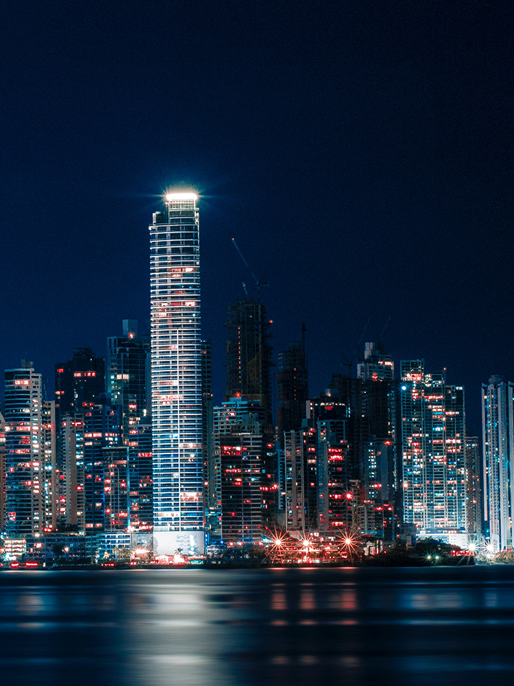 城市夜景图片真实楼房，城市夜景图片超清