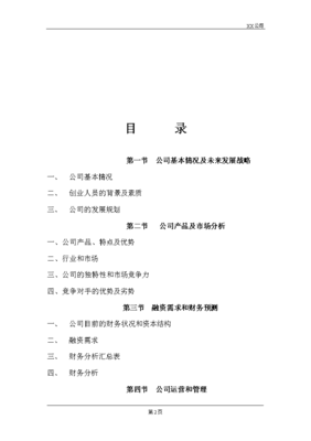 融资商业计划书范文怎么写，商业融资计划书范文3000