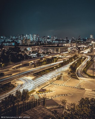 夜晚街景视频素材无水印，夜景街头视频10秒