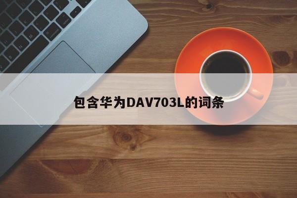 包含华为DAV703L的词条