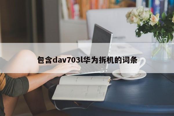 包含dav703l华为拆机的词条