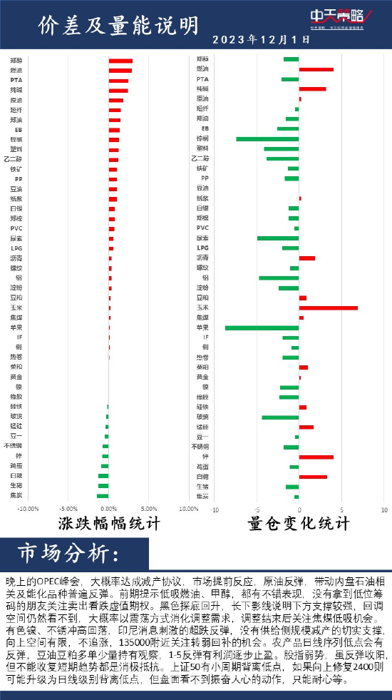 中天策略:12月1日市场分析