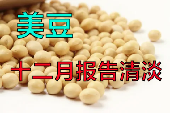 【中粮视点】美豆：十二月报告清淡