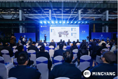 全球首台！明阳“木星一号”30MW级纯氢燃气轮机下线
